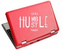 Stay Humble Stay Hard Quote Wall Decal Mac Sticker Motivational Quote Decals